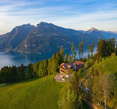 Hotel Z Aeschiried-Aussicht von oben